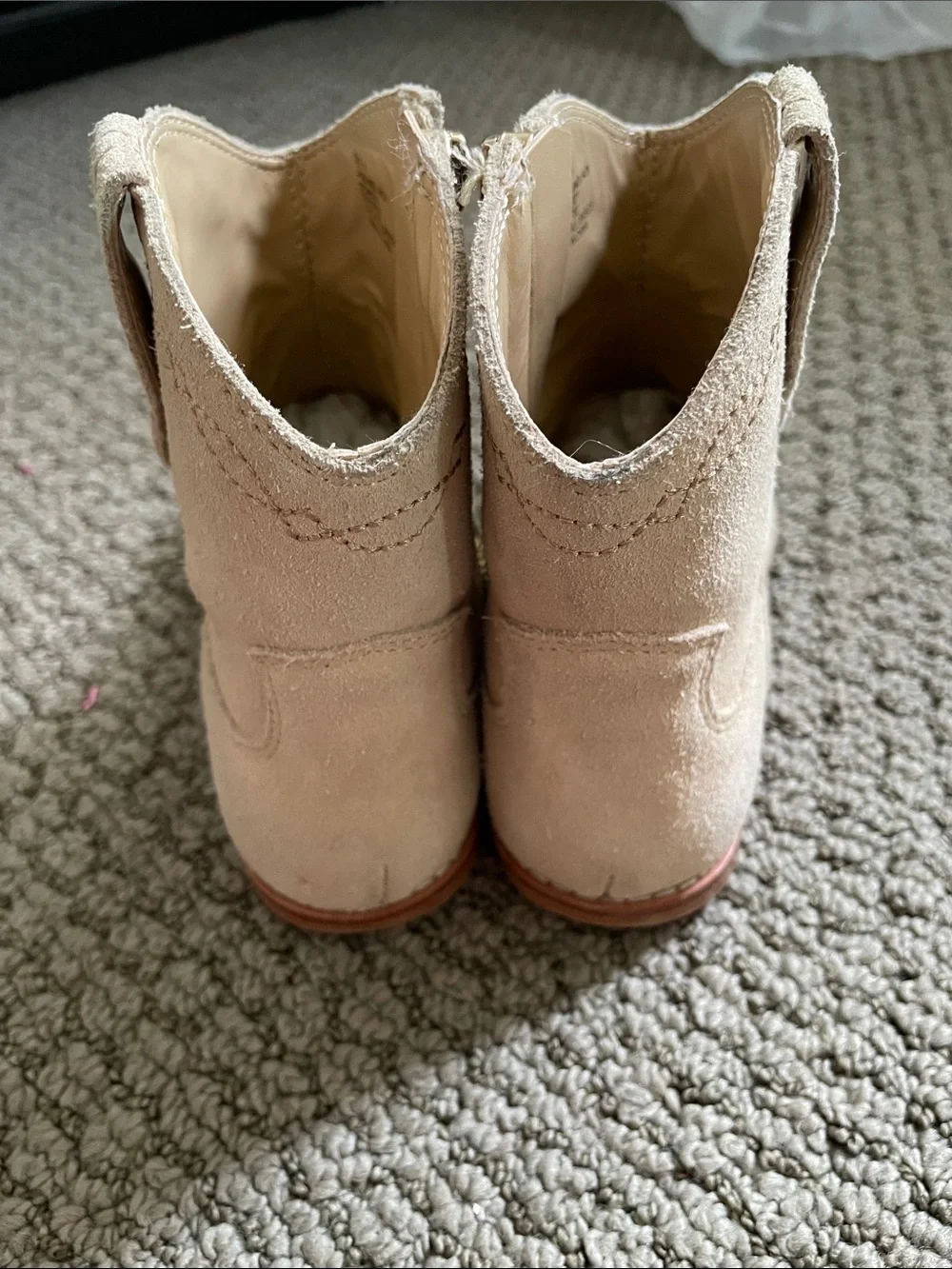Janie&Jack Leather Western Bootie